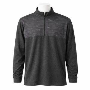 Size XL Men’s Levelwear 1/4 Zip Performance Golf Polo Long Sleeve Shirt